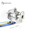 JKTLFB016 flange cf8m 1000wog 2 piece water stainless steel 600 ball valve